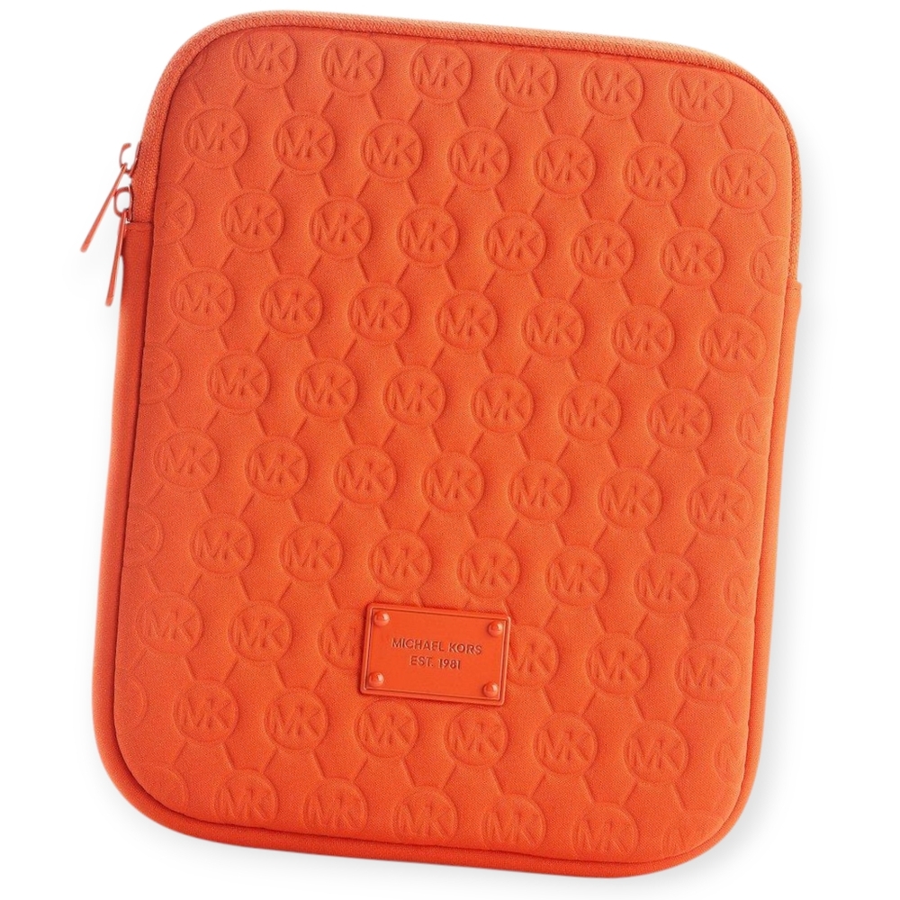 Orange Michael Kors Logo Ipad Case